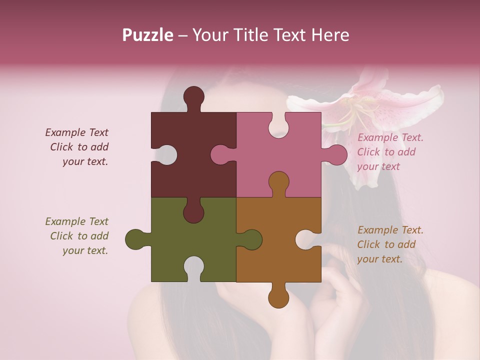 Facial Closeup Long PowerPoint Template