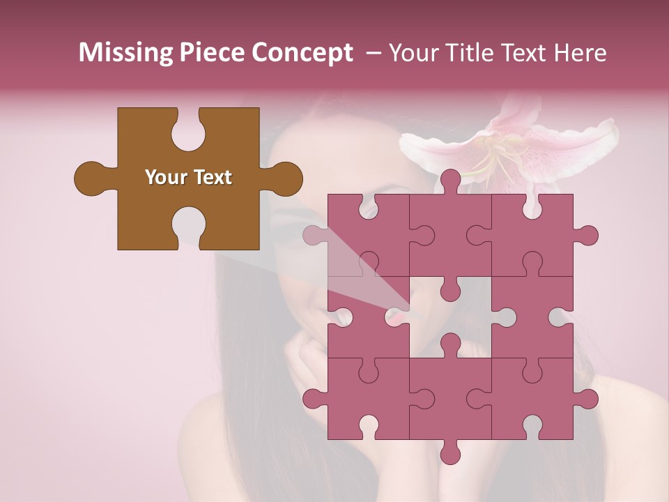 Facial Closeup Long PowerPoint Template