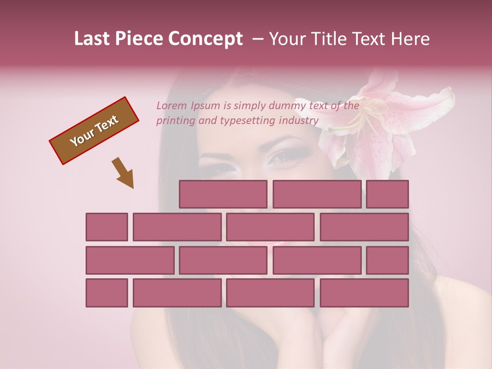 Facial Closeup Long PowerPoint Template