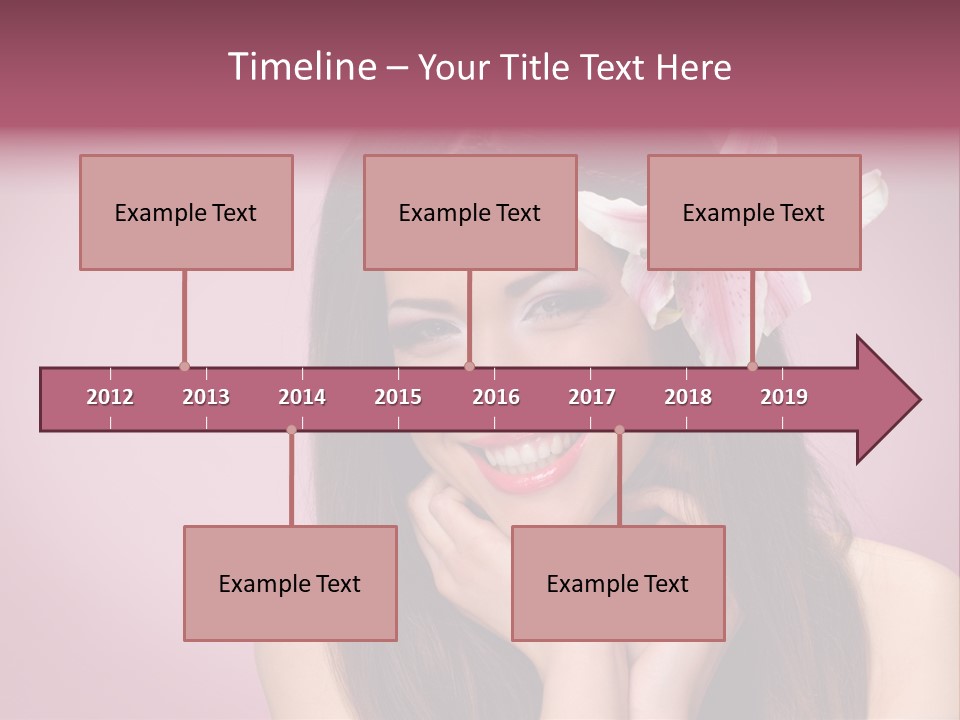 Facial Closeup Long PowerPoint Template