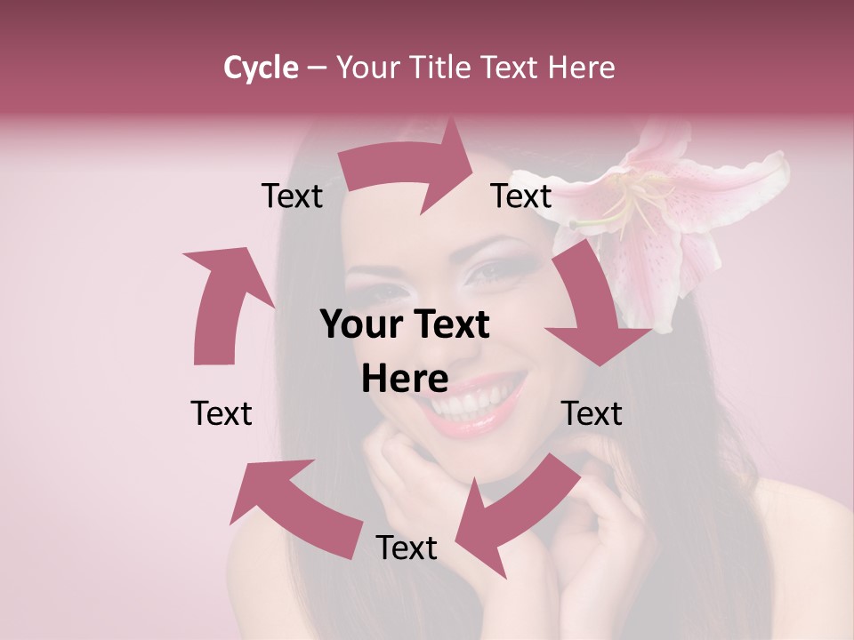 Facial Closeup Long PowerPoint Template