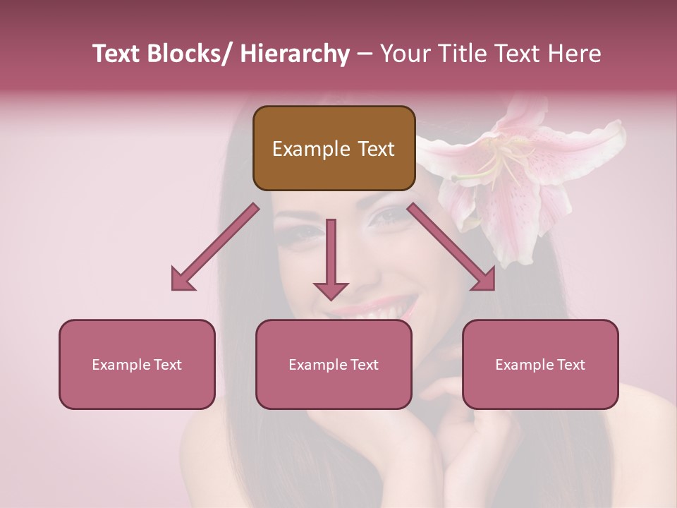 Facial Closeup Long PowerPoint Template