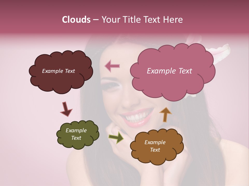 Facial Closeup Long PowerPoint Template