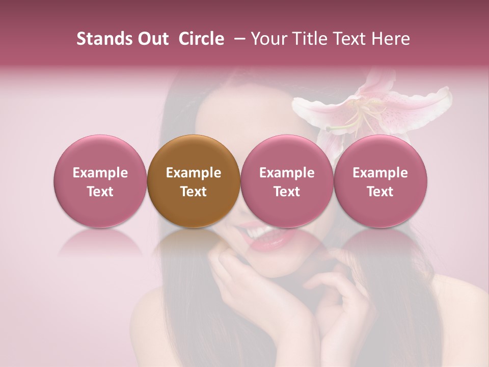 Facial Closeup Long PowerPoint Template