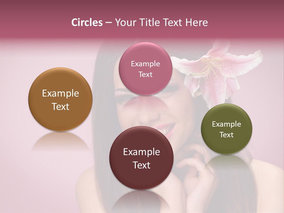 Facial Closeup Long PowerPoint Template