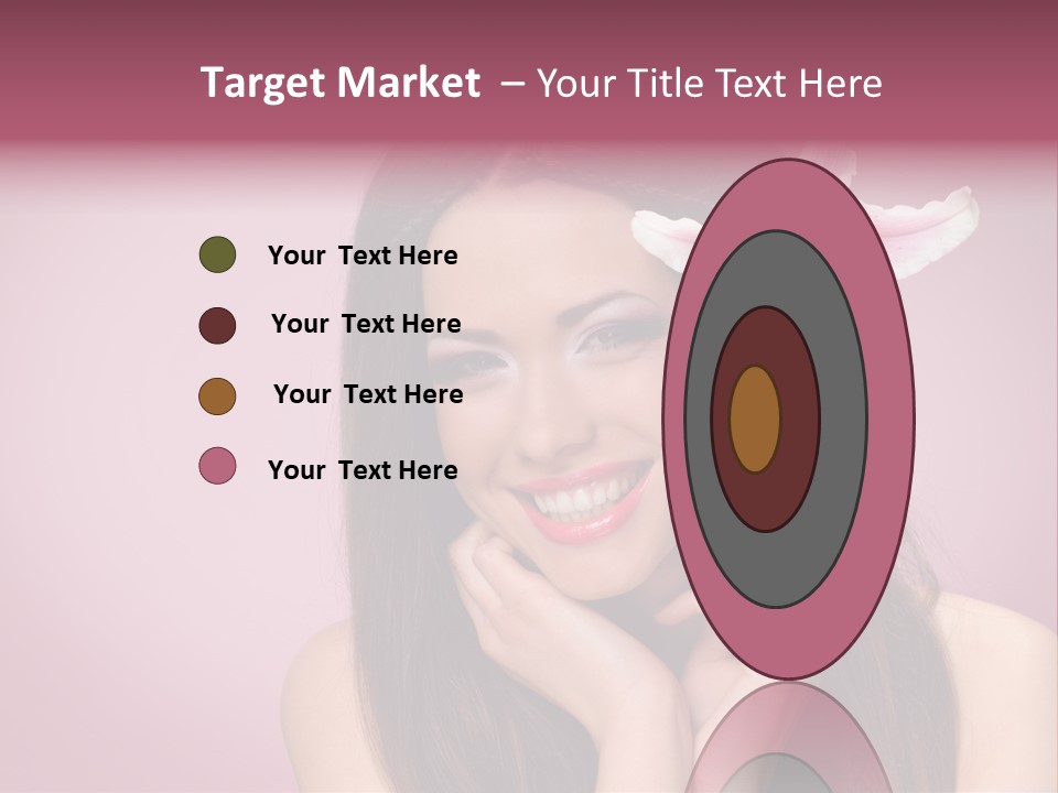 Facial Closeup Long PowerPoint Template