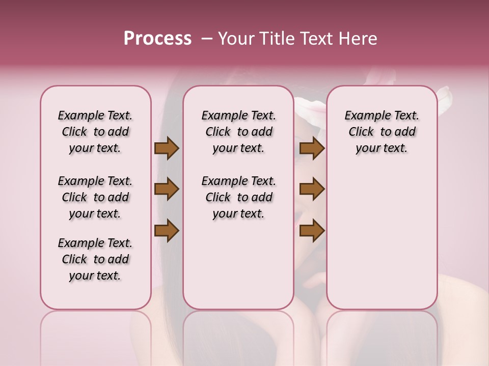 Facial Closeup Long PowerPoint Template