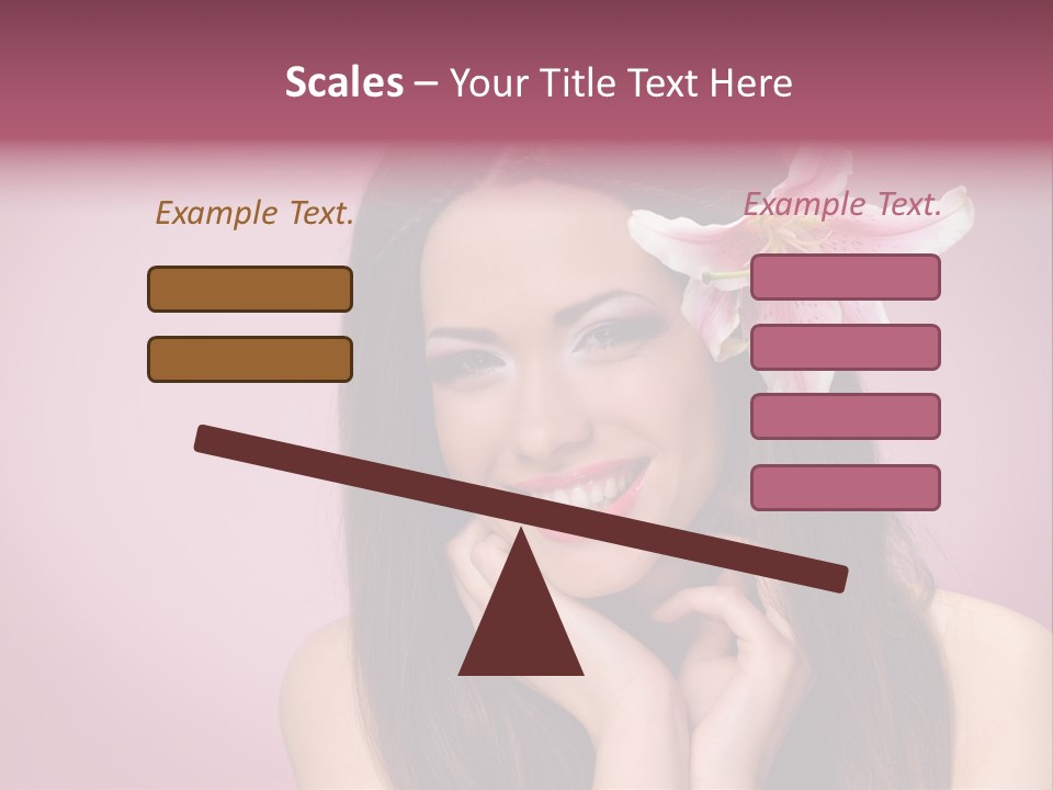 Facial Closeup Long PowerPoint Template