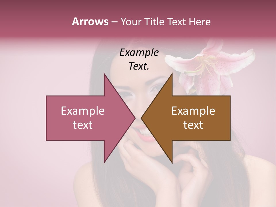 Facial Closeup Long PowerPoint Template