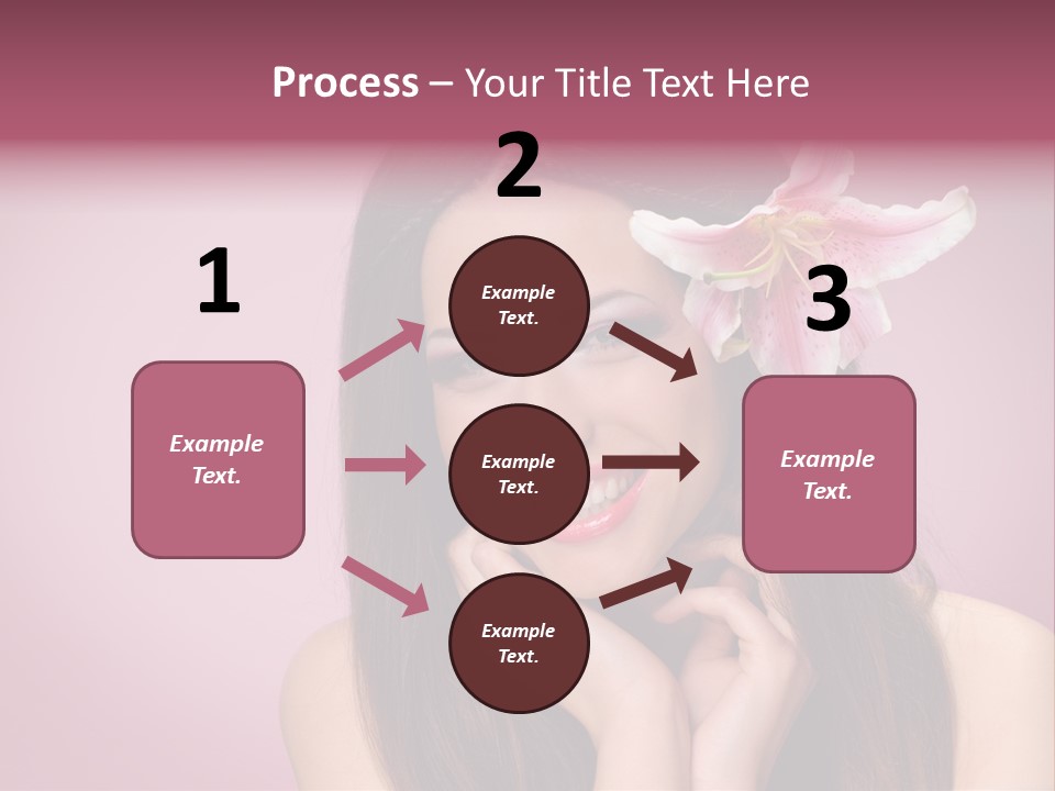 Facial Closeup Long PowerPoint Template