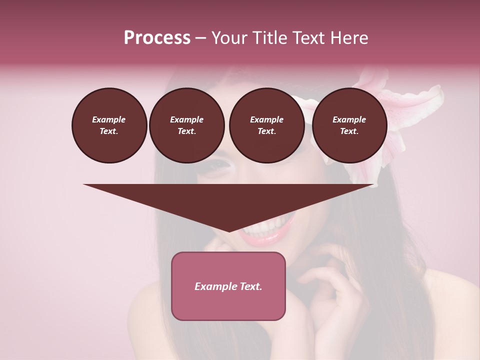 Facial Closeup Long PowerPoint Template