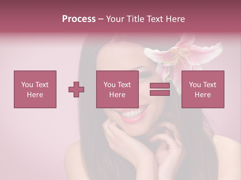 Facial Closeup Long PowerPoint Template