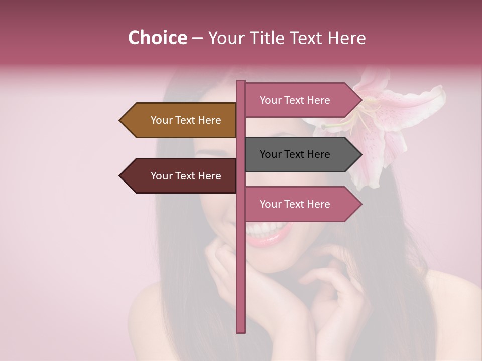 Facial Closeup Long PowerPoint Template