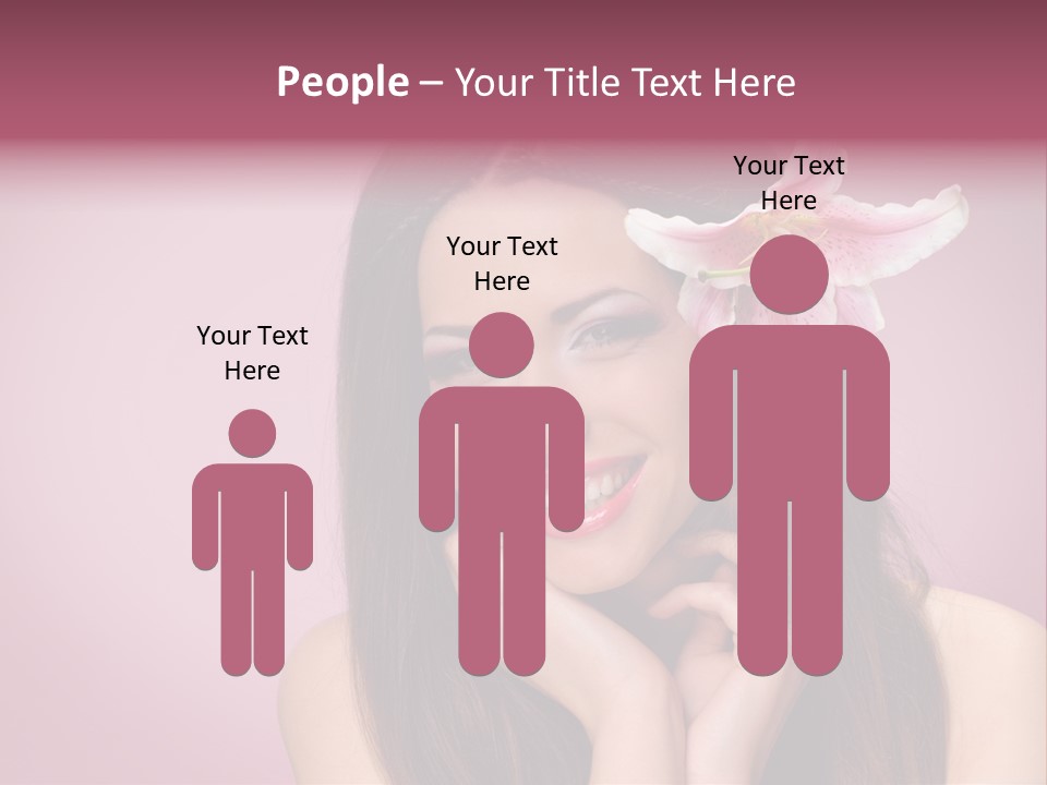 Facial Closeup Long PowerPoint Template