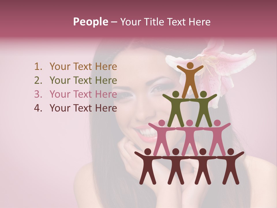 Facial Closeup Long PowerPoint Template
