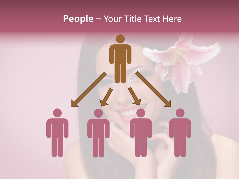 Facial Closeup Long PowerPoint Template