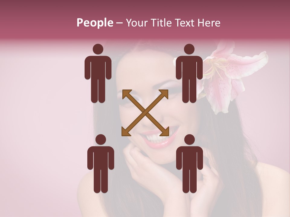 Facial Closeup Long PowerPoint Template