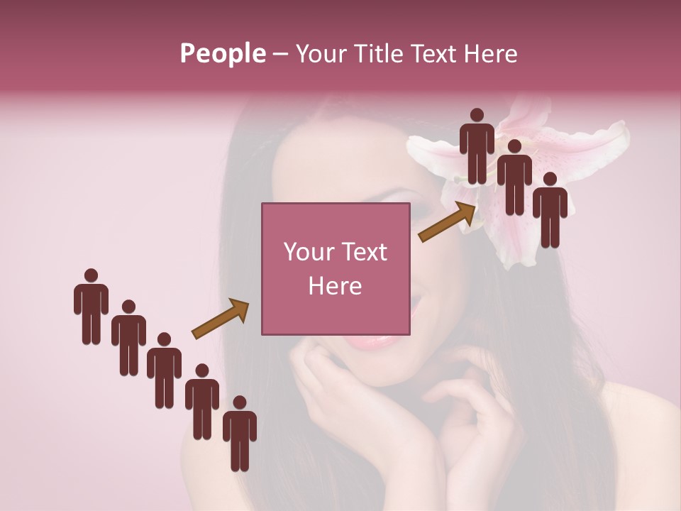 Facial Closeup Long PowerPoint Template