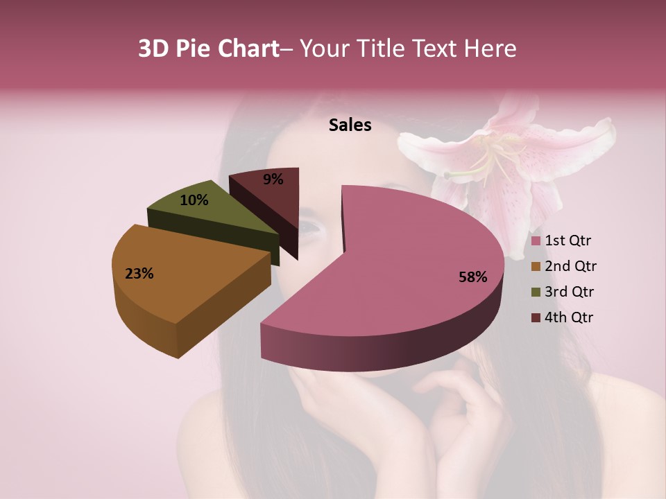 Facial Closeup Long PowerPoint Template