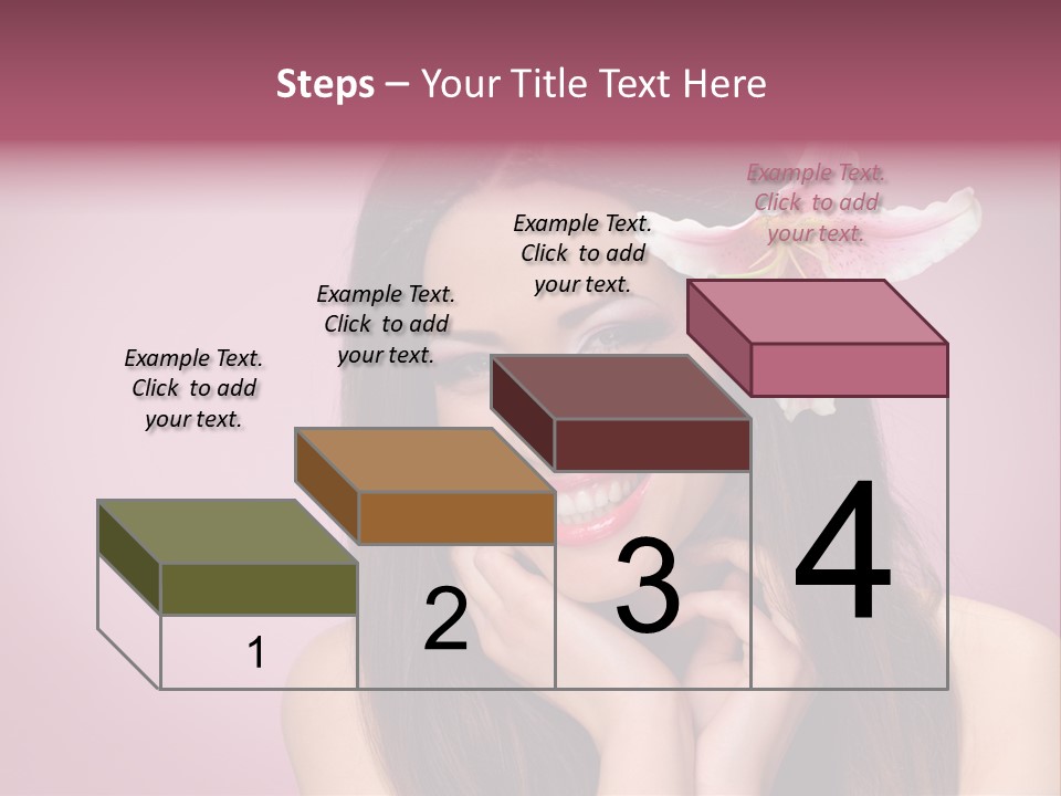 Facial Closeup Long PowerPoint Template