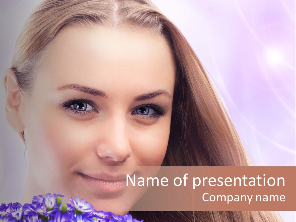 Lady Mothers Pretty PowerPoint Template