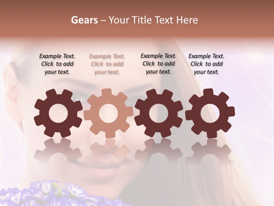 Lady Mothers Pretty PowerPoint Template
