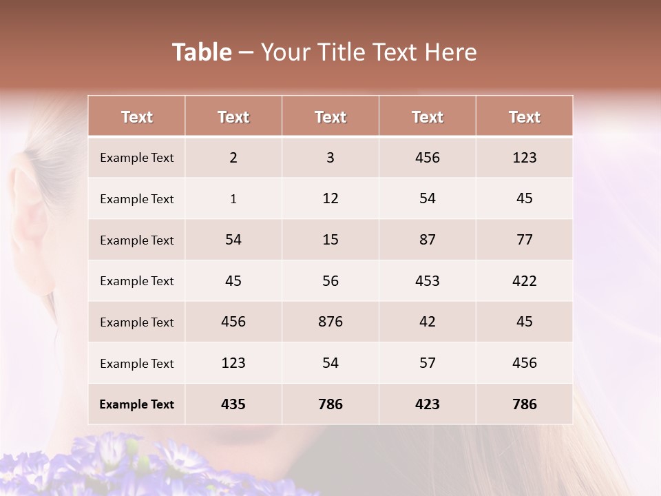 Lady Mothers Pretty PowerPoint Template