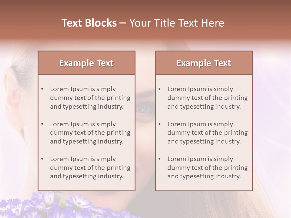 Lady Mothers Pretty PowerPoint Template