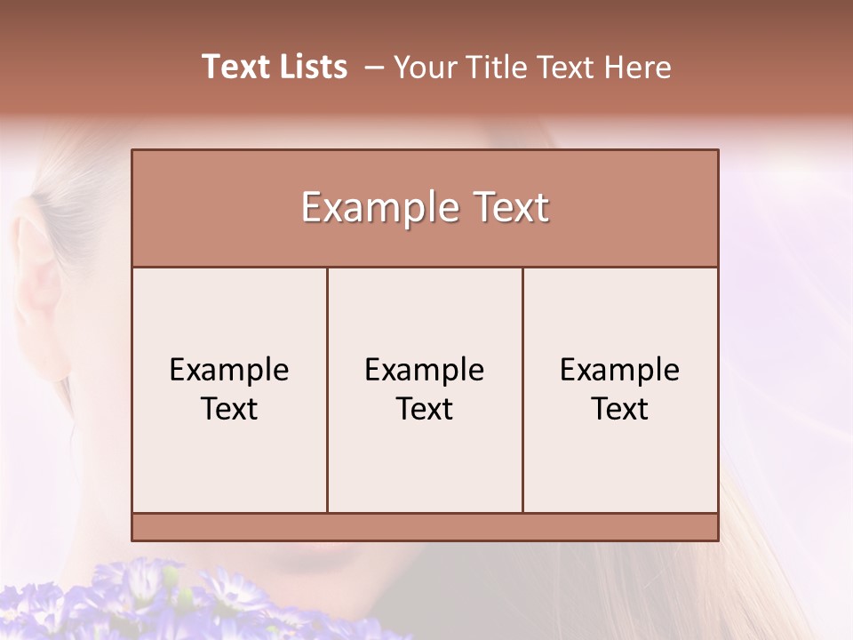 Lady Mothers Pretty PowerPoint Template