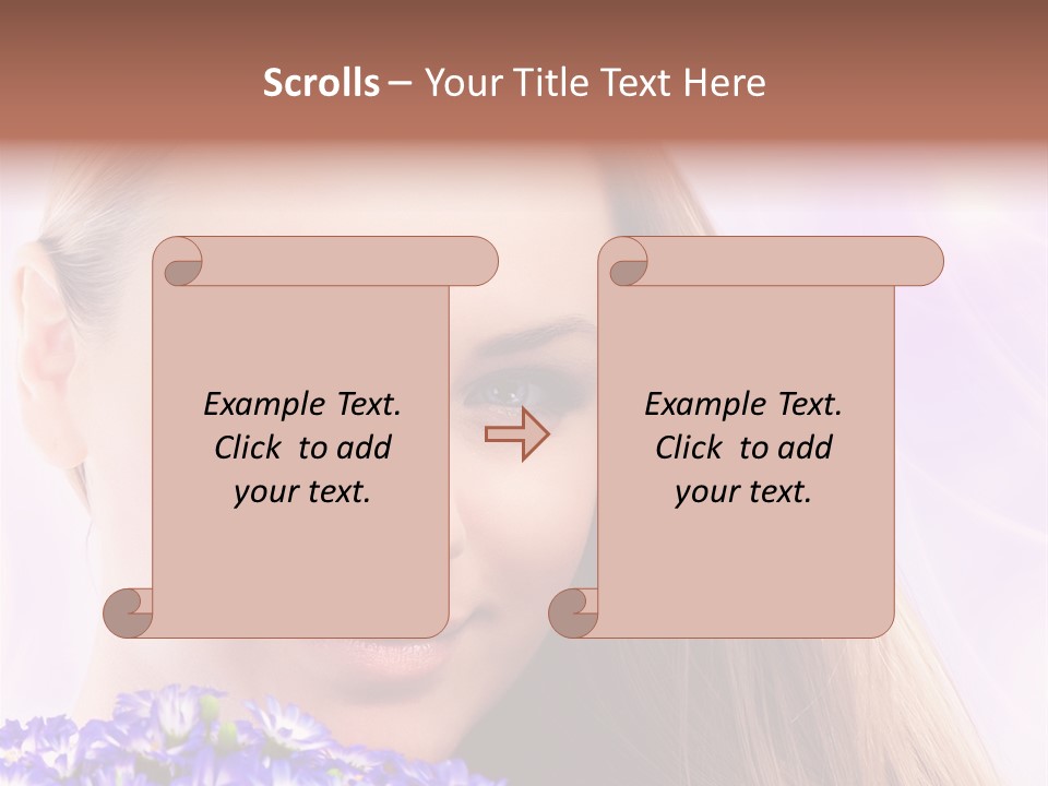 Lady Mothers Pretty PowerPoint Template