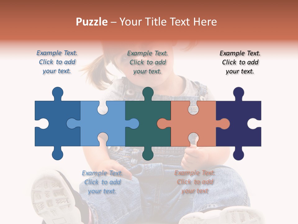 Sorridente Golosa Salopette PowerPoint Template