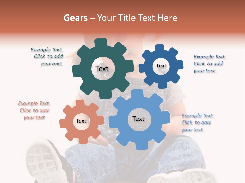 Sorridente Golosa Salopette PowerPoint Template