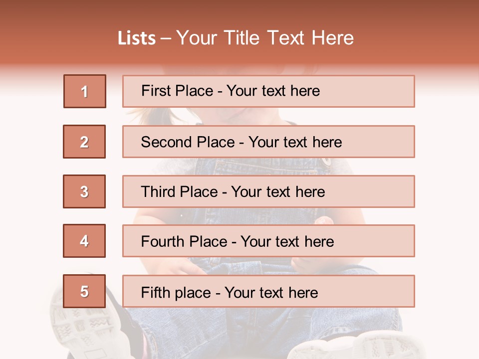 Sorridente Golosa Salopette PowerPoint Template