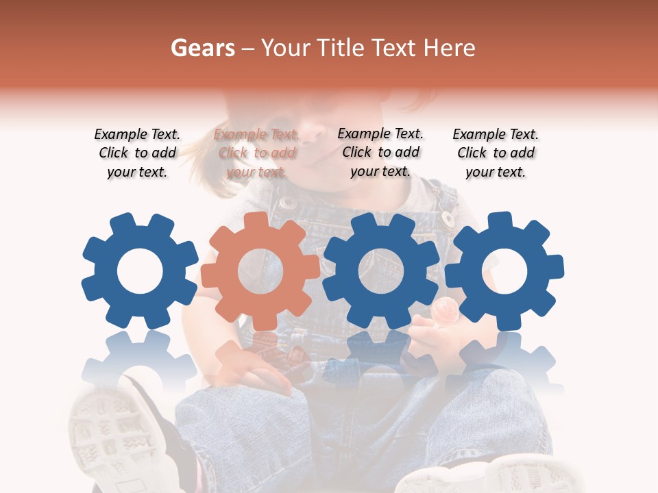 Sorridente Golosa Salopette PowerPoint Template