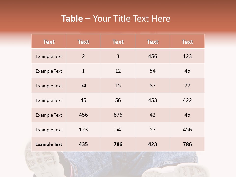 Sorridente Golosa Salopette PowerPoint Template