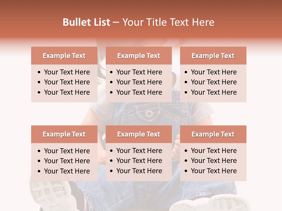 Sorridente Golosa Salopette PowerPoint Template