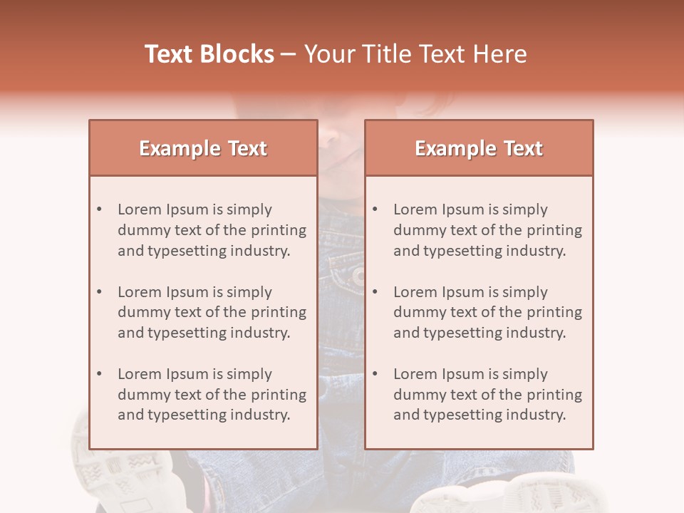 Sorridente Golosa Salopette PowerPoint Template