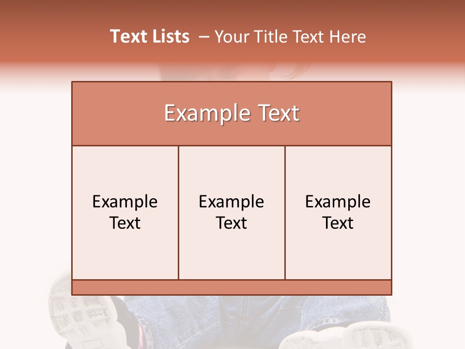 Sorridente Golosa Salopette PowerPoint Template