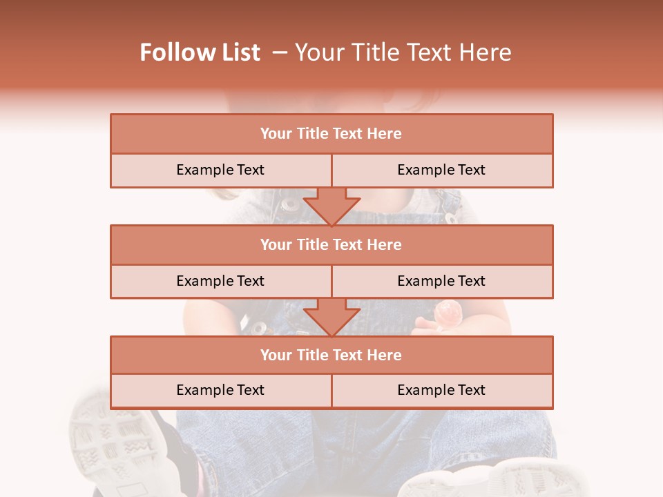 Sorridente Golosa Salopette PowerPoint Template