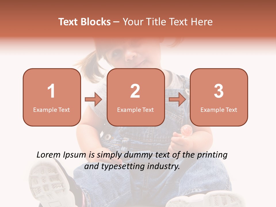 Sorridente Golosa Salopette PowerPoint Template