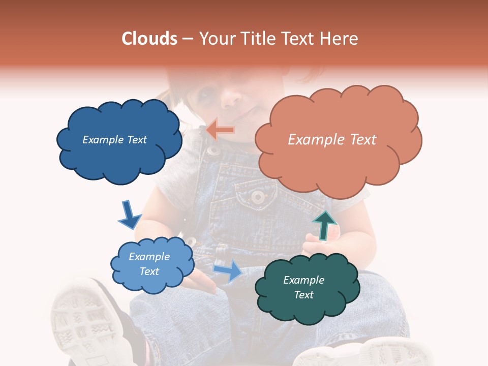 Sorridente Golosa Salopette PowerPoint Template