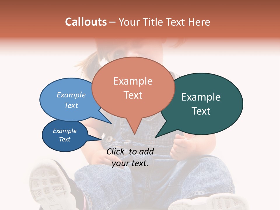 Sorridente Golosa Salopette PowerPoint Template