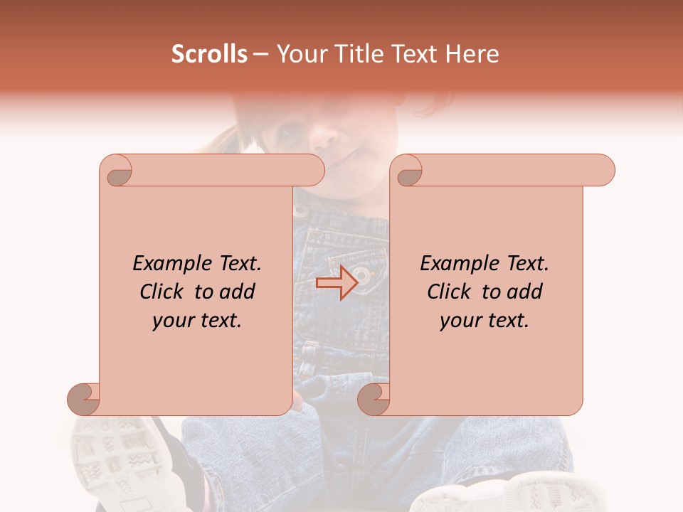 Sorridente Golosa Salopette PowerPoint Template