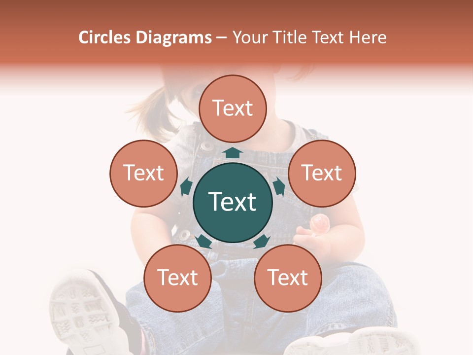 Sorridente Golosa Salopette PowerPoint Template