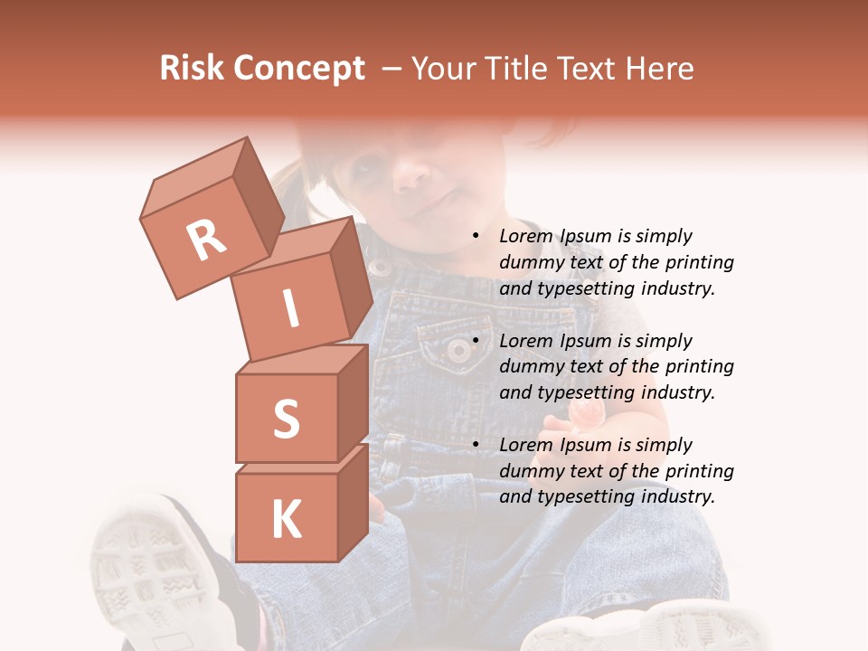 Sorridente Golosa Salopette PowerPoint Template