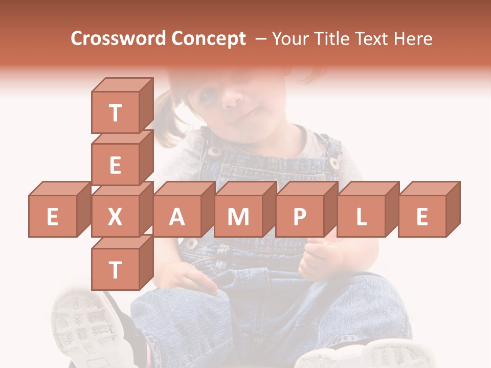 Sorridente Golosa Salopette PowerPoint Template