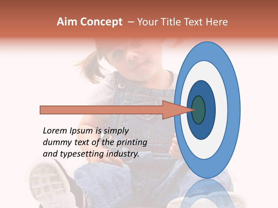 Sorridente Golosa Salopette PowerPoint Template