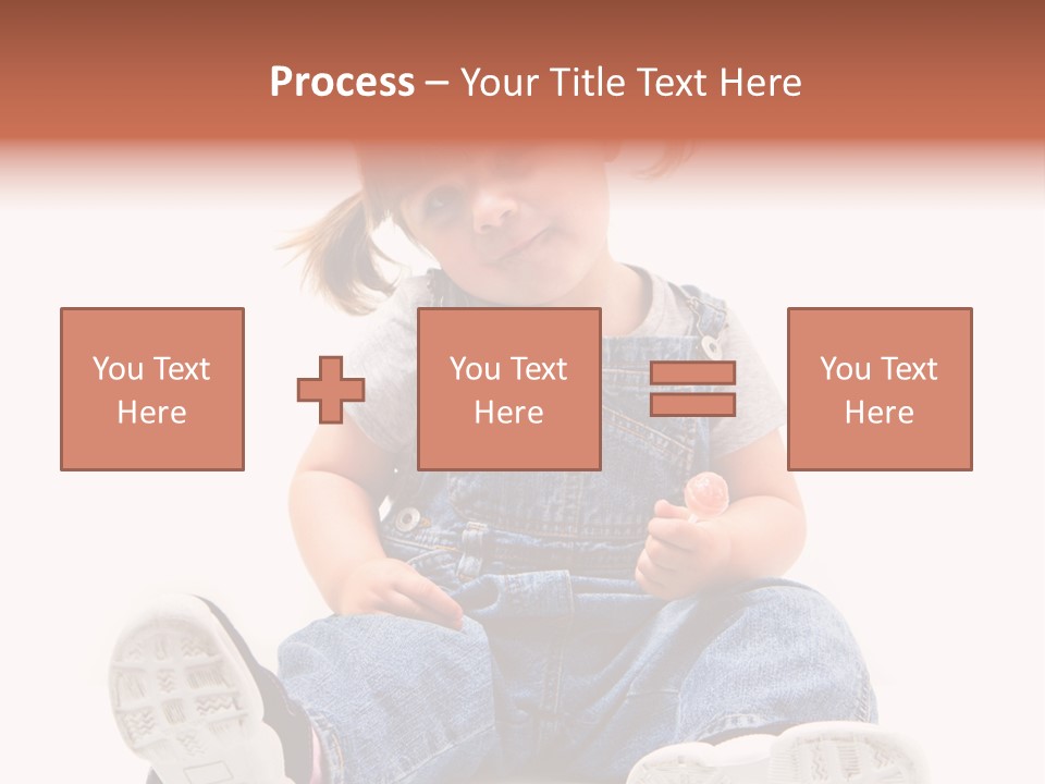 Sorridente Golosa Salopette PowerPoint Template