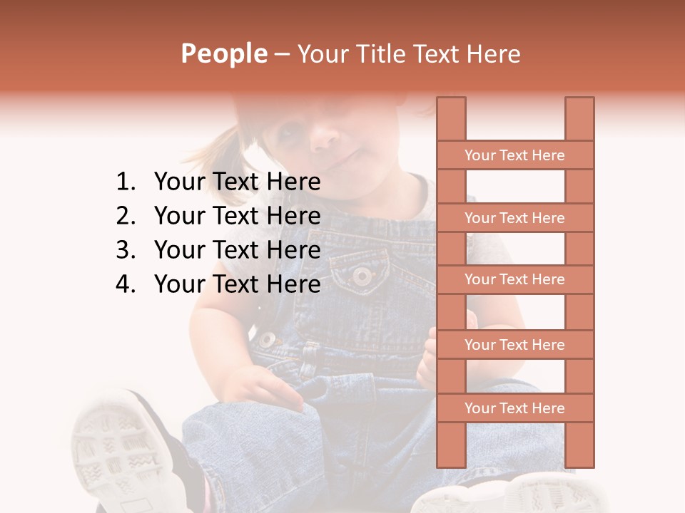 Sorridente Golosa Salopette PowerPoint Template