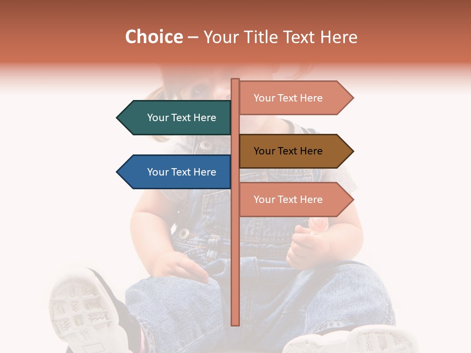 Sorridente Golosa Salopette PowerPoint Template